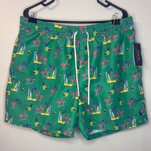 Polo Ralph Lauren Men's Tropical Print Swim Shorts